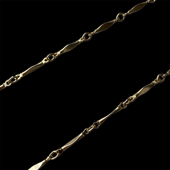 Vintage Sarah Coventry long silver tone link chain necklace - Picture 4 of 6